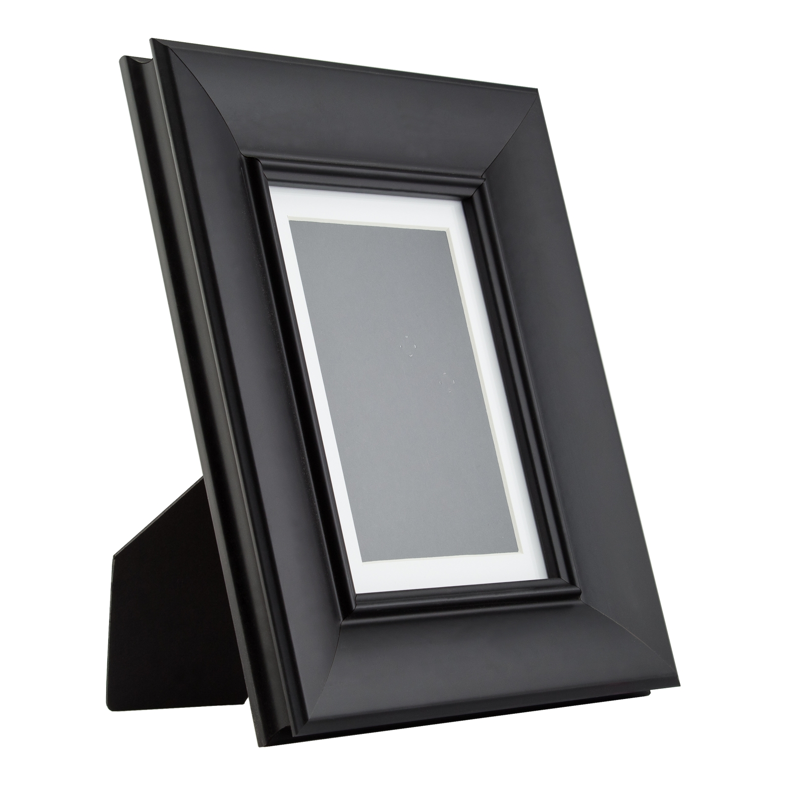 Craig Frames 1WB3BK 8.5 x 11 Inch Black Picture Frame Matted to Display a 6 x 9 Inch Photo 