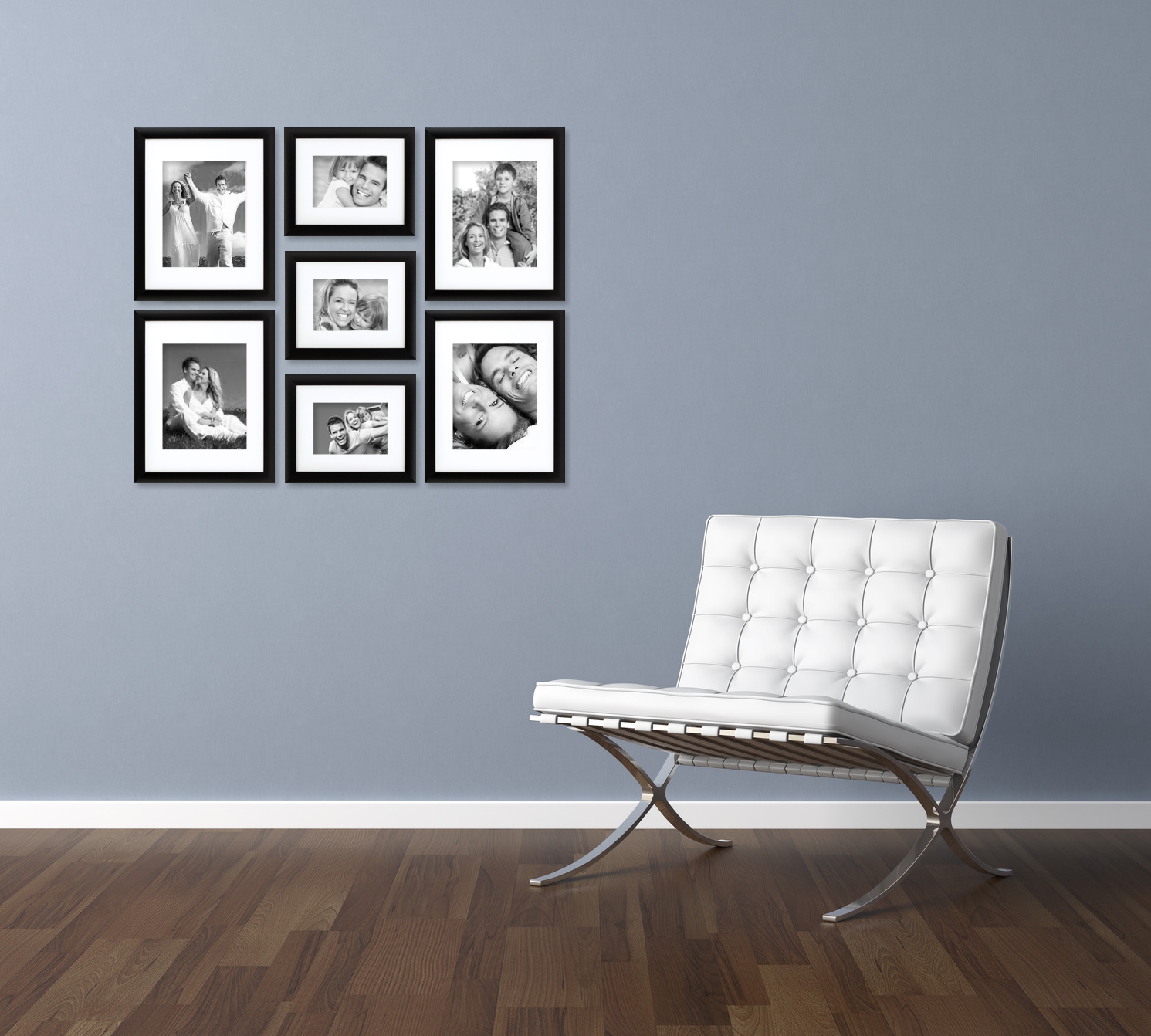 Gallery Wall Picture Frames Set ~ Molbab Large Wood Photo Frame Gallery ...