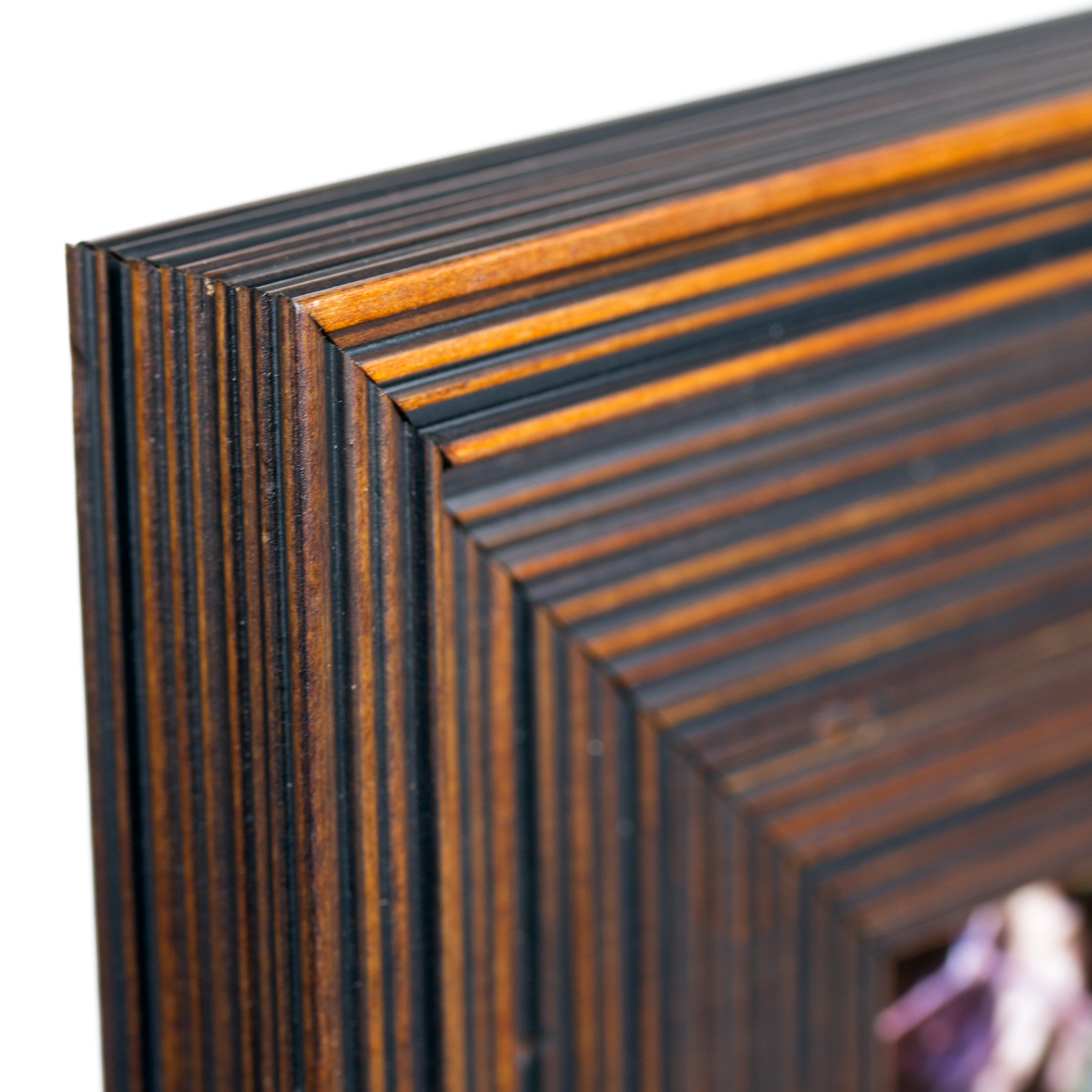 Craig Frames Rustic Barnwood, 3" Dark Brown Solid Wood Picture Frame eBay