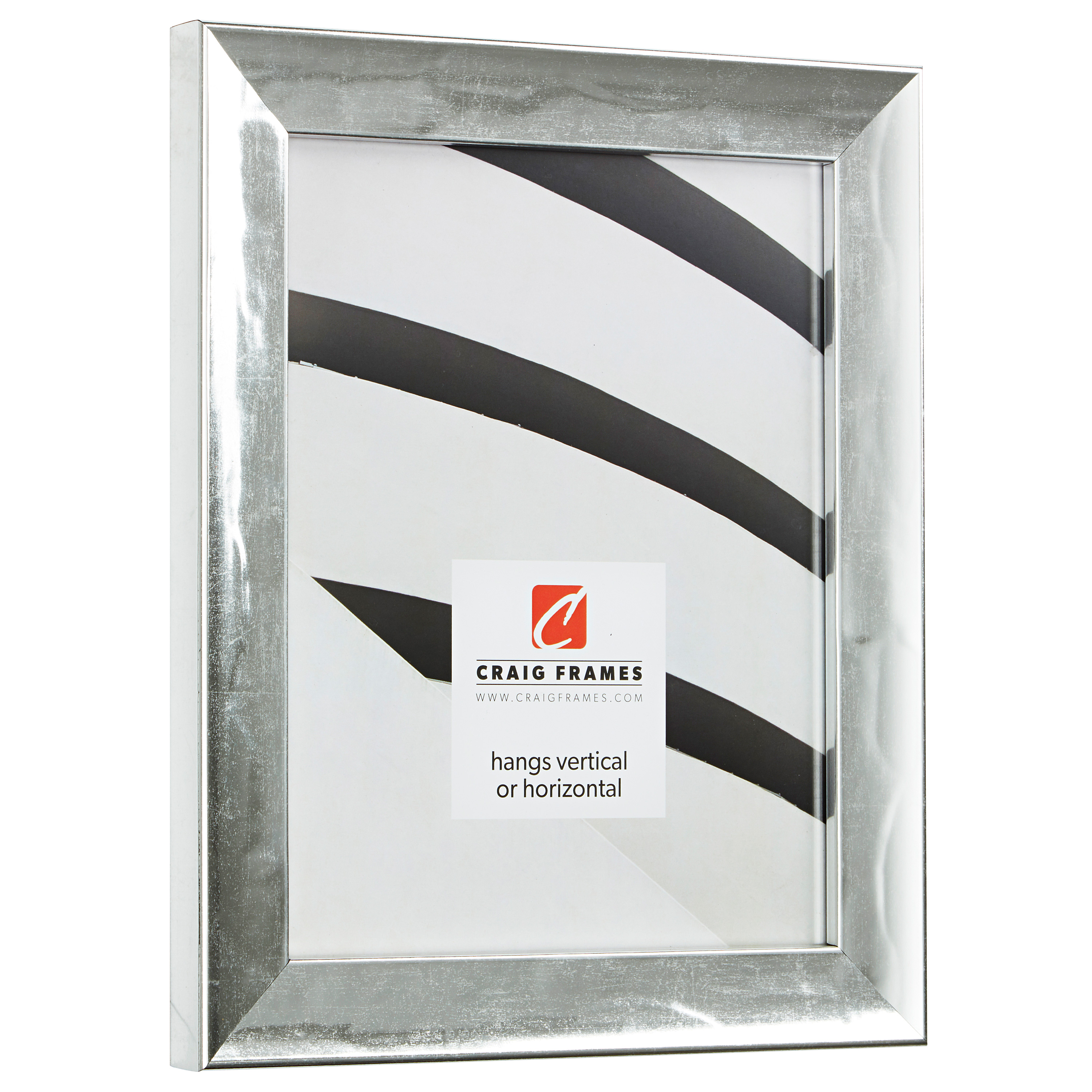 Craig Frames Allure, 1.25 Inch Wide French Silver Picture Frame Poster