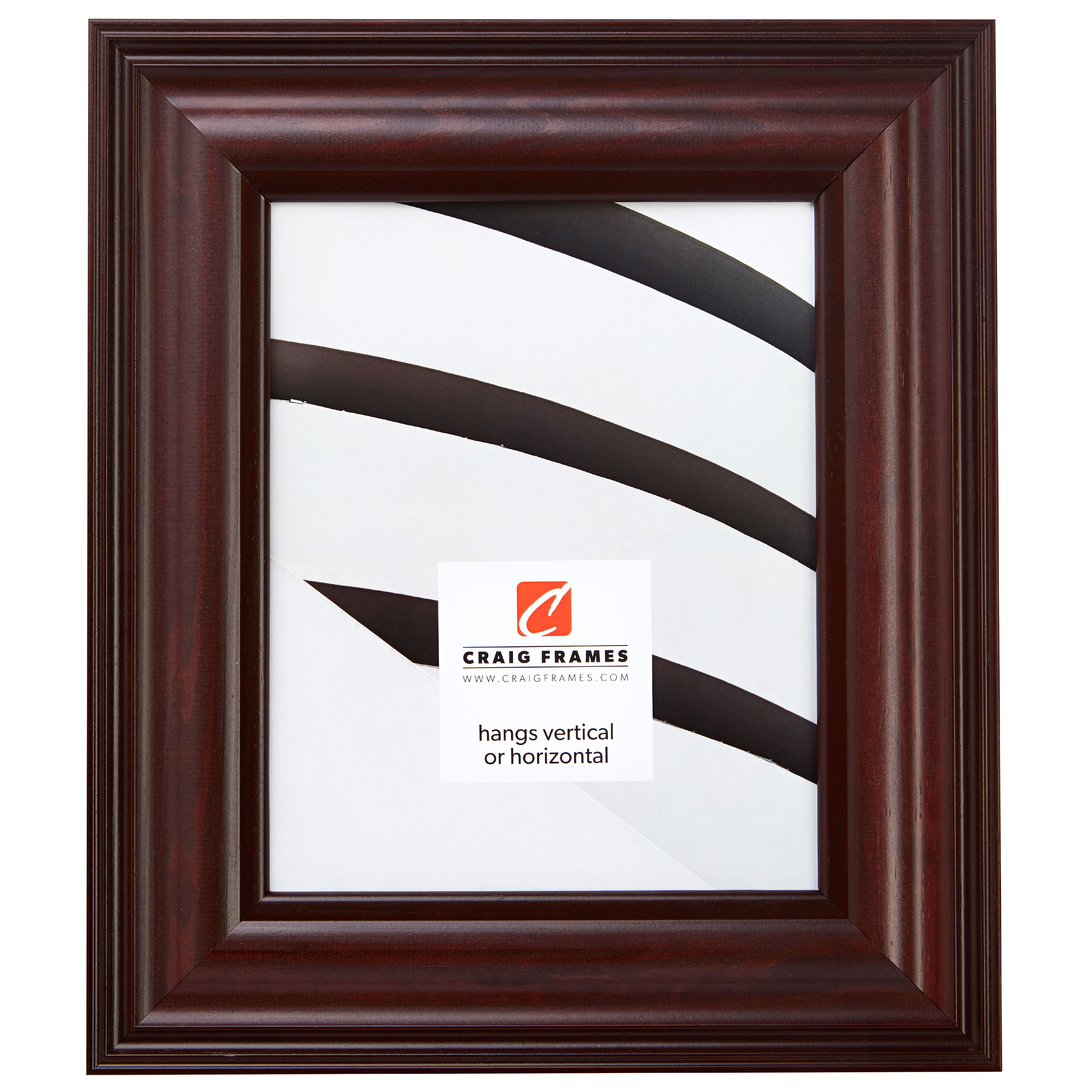 Craig Frames 2.5" Burgundy Red Traditional Wood Picture Frames & Poster