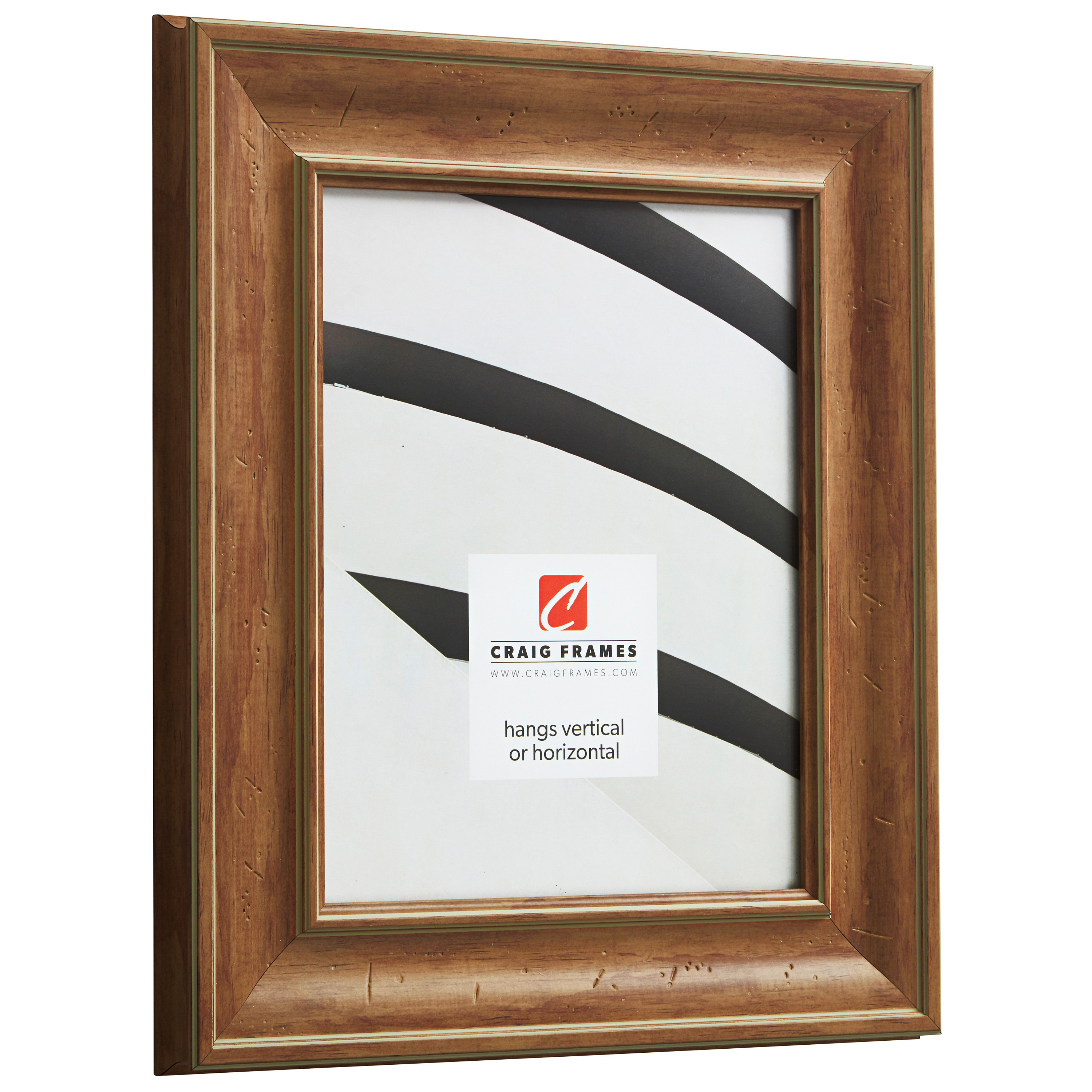 Craig Frames Ashbury, 2.25 Natural English Pine Brown Picture Frame