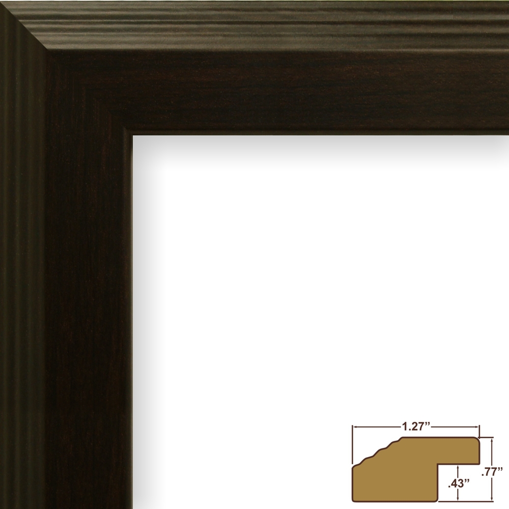 Craig Frames Mossehaus, Contemporary Dark Walnut Brown Picture Frame | eBay